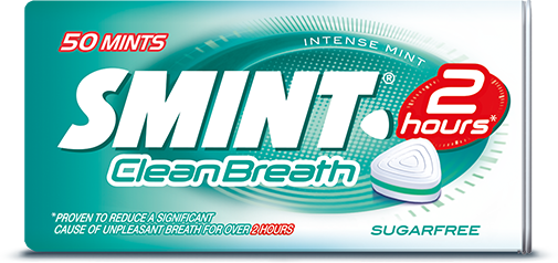 Smint is a type of breath mint. Every Smint candy has a triangular